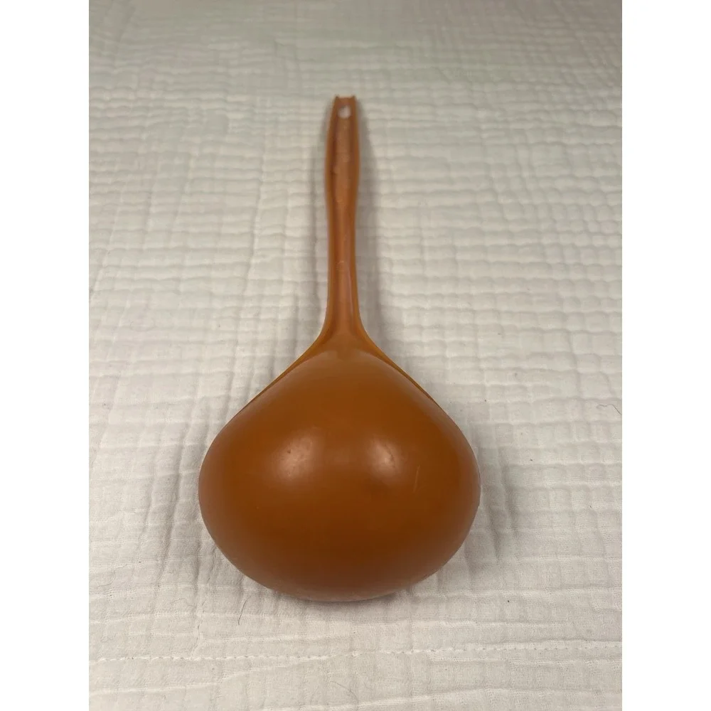 Vintage Ladle Foley Orange Nylon Soup Mid Century Kitchen Utensil